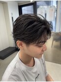 初めてのパーマでも◎ラフで無造作な質感が人気のシャドウパーマ