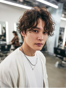 ラファンジュ ヘアー(Rohange hair) メンズパーマ/波巻き/ツイスト/スパイラル/ニュアンスパーマ