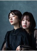 ミディアムヘア/暗めカラー/グランマッシュ/成増/成増駅
