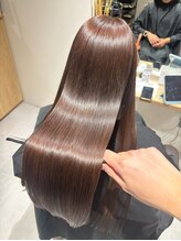 ノーブル(Nobile) 【ツヤ艶髪】朝のアイロン要らず！髪質改善ストレートロング