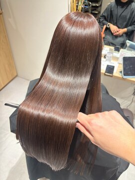 ノーブル(Nobile) 【ツヤ艶髪】朝のアイロン要らず！髪質改善ストレートロング