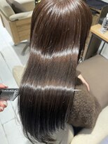 ヘアリゾート粋 リマ 銀座店(lima)&nbsp;透明感カラー/明るめグレージュ/ストレートロング