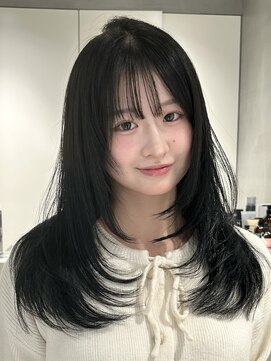 テクネ 天神大名(techne) 天神大名今泉ロングレイヤー韓国風くびれ巻き髪小顔透明感ヘア