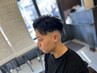 【メンズ/バーバー】メンズフェードカット+本格眉毛カット+ヘッドスパ