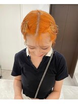 ヴィア 京都烏丸(Via)&nbsp;10代20代/オレンジカラー/ブリーチ/ハイトーン/髪質改善
