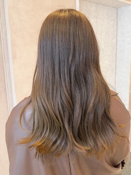 オン キャナルシティ博多前店(on) 【中里恵梨】顔まわり/ベージュカラー/ナチュラルカラー/30代