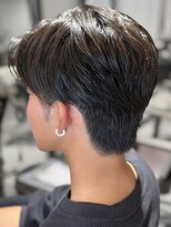 エニー 栄(Any) men's hair 毛流れ × 刈り上げ