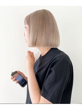 ブランク(BLANK) シンプルなハイトーンボブ◎