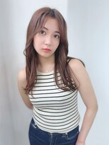 アトラスサロン 札幌大通り(Atras.salon) 札幌/髪質改善/センターパート♪大人フェミニンな顔周りレイヤー