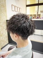 デザイニングヘアードゥ(designing hair Deux) メンズツイストスパイラルパーマショート 【メンズヘアカット】