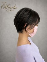 美容室 マルシェ 【岡谷市イルフプラザ1F/美容室マルシェ】_くびれショート