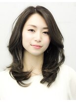 エオン(eon)&nbsp;ミディアムレイヤー【eon】大人女性、白髪、マイナス6歳ヘア