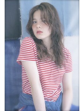 ヴィジョン(VISION) VISION aoyama】透け感*切りっぱなし*ヌーディロング