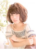 【favori　自由が丘】透明感あるウェーブボブ