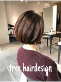 ノンブローでおさまる ショート ボブ ロング 『Tree』本厚木