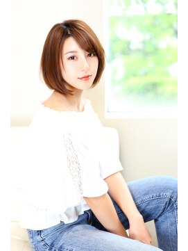 アエレ(Aere) 【Aere池袋】☆サファリカラー×ボブ×ストレート☆小林　正重