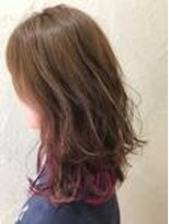 アフ(ahu)&nbsp;毛先カラー