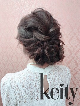 ケイティ(Keity) 華やかアップスタイル【TEL予約でお得】セット￥2300→￥2100