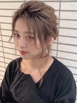 グロウ 上野御徒町(grow) 夏のヘアアレンジ/フォギーベージュ/大人かわいい[上野/御徒町]