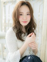 モッズ ヘア 福岡姪浜店(mod's hair) *mod's姪浜*…かきあげ前髪x暖色系カラーセミウェットウェーブd