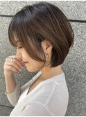 ミニウルフテラコッタショートヘアの縮毛矯正もお任せください★