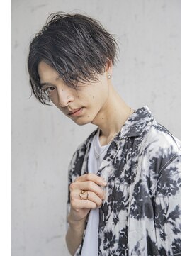 アイヴィ 表参道(IVY) 小久保style☆ツーブロックマッシュシルバーグレー暖色系カラー