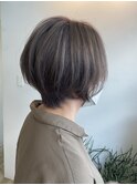 ショート×グレー