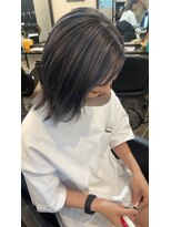 デジャヴュヘアデザイン(dejavu HairDesign) ブリーチonグレイッシュパープル