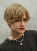 アップバングショートマッシュ