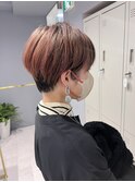 ショート ハンサムショート ブリーチ ハイトーン 三宮 元町
