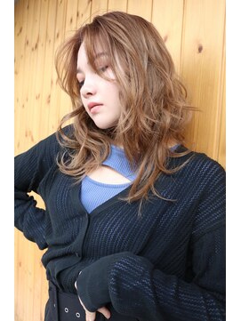 ブゾン(buZon) 【buZonブゾン】ミックスカール×シアーベージュ