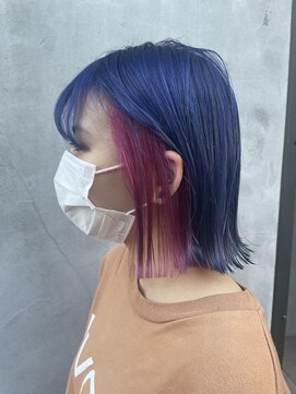 ノリト(norito) ピンクボルドー×ラベンダーネイビー