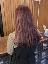 テテコケット(tete coquette)&nbsp;ワンブリーチでつくるボルドーカラー/ケアブリーチ