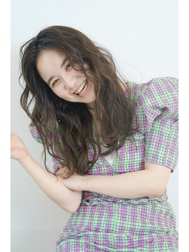 パール(PearL) 《PearL》外巻きパーマ×暗髪グレージュカラー