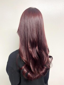 バブルス 所沢店(BUBBLES) 韓国風ブリーチなしピンクラベンダー