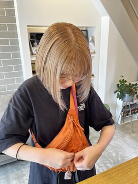 ケースタイルシェノン(K-STYLE CHAINON) ハイトーンボブ