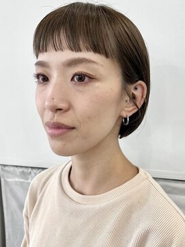 ワク(WAKU) mihostyleNO.51オリーブベージュ　デザインカラー　ウェットヘア