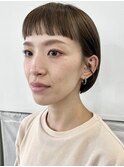mihostyleNO.51オリーブベージュ デザインカラー ウェットヘア