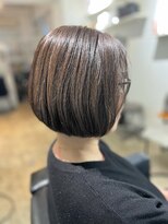 ツムグ 代官山店(TUMUGU)&nbsp;大人ボブ×白髪ぼかしアッシュカラーマッシュショート×代官山
