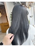 ＊ブリーチなし透明感カラーシルバーアッシュグレージュカラー