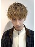 【諸住指名・ご新規様】メンズカット+パーマ+ブリーチ ¥22000【大阪/梅田】