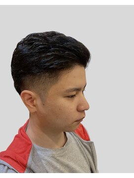 銀座マツナガ 浅草店 ツーブロ×ゆるふわアイパーメンズパーマ