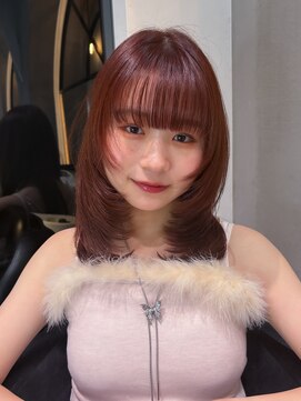 ロンドエニカ 大宮(Lond enika) 前髪カタログアンブレラカラーこなれミディウェーブパーマ大宮