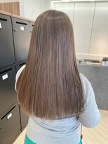 ユニ バイ マグ 長野店(Uni.by Mag)&nbsp;大人可愛いミルクティーベージュ ブリーチ無し