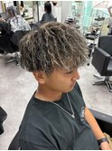 ツイストスパイラルパーマツイストパーマメンズパーマ刈り上げ