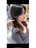 エヌ 大阪梅田店(enu)&nbsp;【大阪梅田】透明感グレージュ×韓国風くびれ巻き