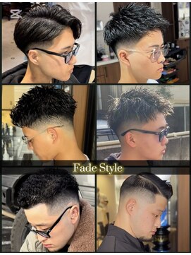 宮崎理容院 オークス店  メンズカットフェードスタイル