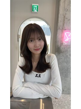 ハローバイシー 仙台(Hello by Sea) 艶髪ブラウン×髪質改善[美髪/韓国風/顔周り]仙台