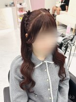 クランルシェ(clan luce)&nbsp;編み上げハーフツイン/心斎橋ヘアセット