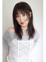 ソーイ ヘアー 平尾(soi hair)&nbsp;【soi・ソーイ】顔周りぱつっと・ミディアムヘア